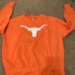 Vintage graphic sweatshirt crew neck Texas longhorns